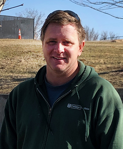 Blair Crosby, Operations Manager for Landscape Services and Mizzou Botanic Garden